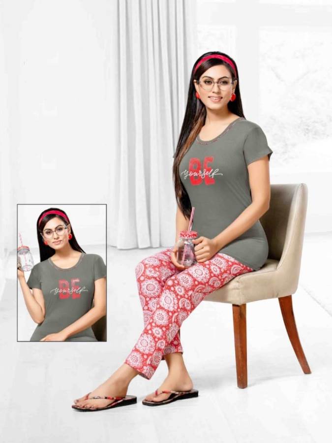 Full Pant 21 To 26 Hosiery Cotton Full Night Suits
